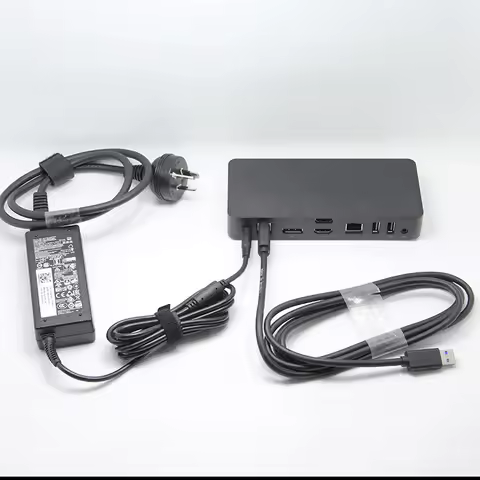 Docking Station For DELL ULTRA HD 4K SUPERSPEED DOCKING STATION D3100 HDMI Includes USB3.0 Cable Pow