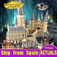 Ship From Spain Lepin 16060 Harry Movie Series The Leinglys 71043 Hogwarts Castle Set Building Block