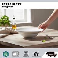 Ceramic pasta plate, hat plate, aesthetic pasta plate by BELLE homestore