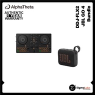 AlphaTheta DDJ-FLX2 Compact 2-Channel DJ Controller + JBL GO 4 Bundle
