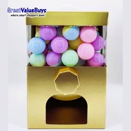 Gachapon Gumball Machine Gold with Capsule Balls Lucky Draw Machine Dispenser