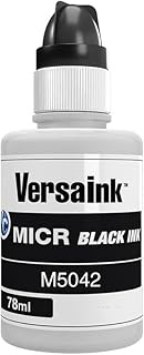 Black MICR Ink 78ml Bottle - Compatible MICR Replacement for Black T542 (Works with EcoTank Pro ET-5