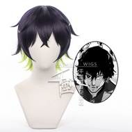 Misscoo Anime BLUE LOCK Oliver Aiku Cosplay Wig Aiku Oliver Pendek