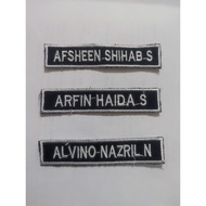 Custom Embroidery Name Bet ELITE 02 157 Computer Embroidery Neat Stitching Size 1.8x8.5cm Ready for 