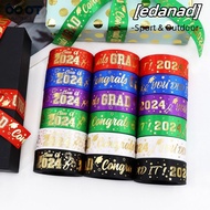 EDANAD 5Yards Ribbon, 5Yards Polyester Gift Wrapping,  DIY Handmade Bow Gift Packaging Handmade Ribb