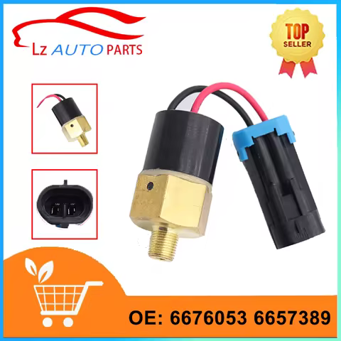 Switch Oil Pressure Sensor 6676053 for Bobcat Excavators 324 418 E10 319 320 321 322 323 453 463 E08