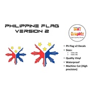 Philippine Flag design decals for cars, motorcycle &amp; Laptops