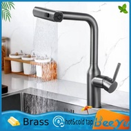 BEEYU [FACTORY DIRECT SALES] KITCHEN FAUCET  HOT COLD MIXER WATER TAP KITCHEN SINK HOT COLD FAUCET PULL OUT KITCHEN FAUCET