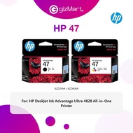 HP 47 Black/Color Original Ink Cartridge 6ZD21AA/6ZD61AA