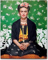 Frida Kahlo Canvas Wall Art Wood Framed Hanging Painting Artwork Living Room Bedroom Office Art Prin