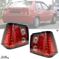 (RED TYPE) Proton Saga Iswara LMST (2006) Rear Tail Lamp Lights Brake Signal Reverse Lampu Belakang