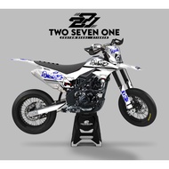 Dtracker MOTORCYCLE STICKER DECAL VARIATION ONE ONE NINE FULL BODY DESIGN FREE FULL CUSTOM