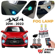 PERODUA AXIA FOG LAMP LED BULB RGB Remote Color Lampu Spotlight Sport Light Mentol Kereta H8 H11