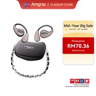 Amgras LuxeBuds Bag Bluetooth Earphone Open Wireless  Earbuds  Low Latency Bluetooth 5.4 IPX5