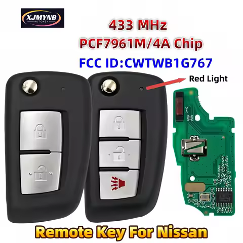 XJMYNB CWTWB1G767 Flip Remote Key For Nissan Qashqai J11 Pulsar C13 Juke F15 X-Trail T32 Micra 2/3 B