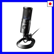 [From Japan] Audio-Technica AT2020USB-X Condenser Microphone with Mute Button, Volume Control, Earph