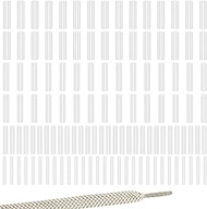 120 PCS Systolic Shoelace Tips, 4 Size Clear Shoe Lace Ends Tips Invisible Heat Shrink ShoelaceIing