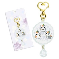 夏目友人帳 正版 亞克力 垂墜式 匙扣 鑰匙扣 鎖匙扣 壓克力 掛飾 吊飾 木棉花 劇場版 貓老師 貓咪老師 (B款)