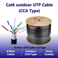 COMLINK CAT6 Outdoor Cable UTP Ethernet Lan Cable Waterproof Cable Sold 300 Meter Cat 6 Ethernet Cab