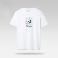 Ready Stock Baju HLA Hailan Home Round Neck Short T-shirt Trendy Summer Casual Printed Unisex Street