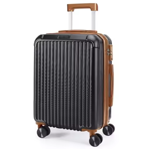 LIGHT FLIGHT Carry On Luggage 22x14x9 Airline Approved Durable Hard Shell Carry On Suitcases with Wh