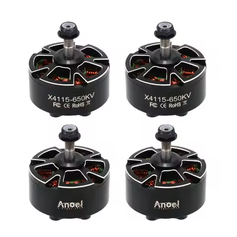 4pcs/lot UAngel 4115 X4115 400KV / 650KV 3-8S Brushless Motor Compatible 13/15/16inch Propeller for 