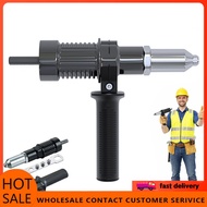 shopeestore|  Quenched Steel Rivet Tool Electric Rivet Nut Tool Rivet Nut Drill Adapter Kit 1/4 Hex 