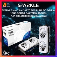 SPARKLE Intel® Arc™ A770 ROC LUNA OC Edition, 16GB GDDR6, SA770RW-16GOC - 1A1-S00413400G Graphics Cards