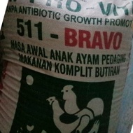 Pur Pakan Anak Ayam Pedaging 511 Bravo per Sak 50Kg Limited