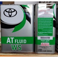 100% ORIGINAL TOYOTA WS AUTOMATIC TANSMISSION FLUID (4L)