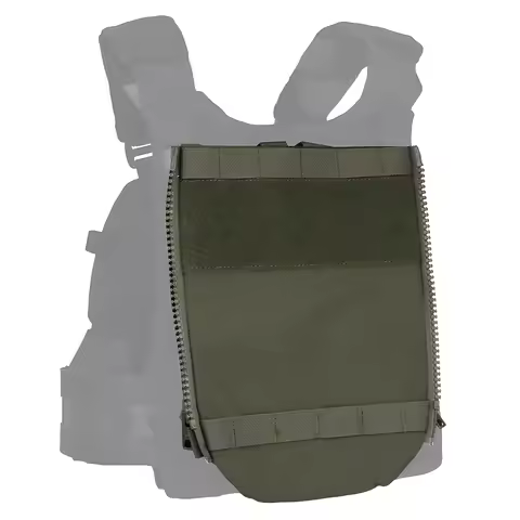 Tactical V5 FCPC Back Panel Water Bag with Side Zipper Airsoft Plate Carrier MOLLE Adapter Hunting A
