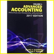 【hot sale】 advanced accounting vol.1 2017 ed. by guerrero