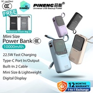 【3C Certified】Pineng PN-831 10000mAh Powerbank 22.5W Fast Charging Power Bank Pineng Powerbank PN-83