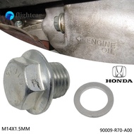 M14 x 1.5mm Car Engine Oil Pan Drain Sump Bolt Plug With Washer 90009-R70-A00 For Honda Civic CR-V A