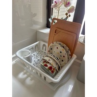 FLUNDRA/SMULA Dish rack set 46x36x12cm