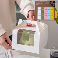 Portable 4 Inch Cake Packaging Box