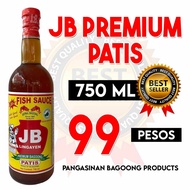 JB Premium Patis Pangasinan (750ML Fish Sauce)