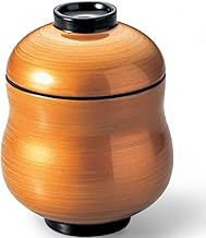 J-kitchens Miso Soup, Bowl, Hisago, Gold Gypsum, 3.0 x 3.9 inches (7.7 x 9.9 cm), Made in Japan