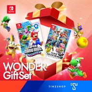 Nintendo Switch Game Set : Mario Wonder Gift Set 2024 &gt; จับคู่ เกมมาริโอ้ วันเดอร์ กับเกมยอดฮิต : Mario Wonders + Smashbros , Mario Kart8 ,  Party , Super Star , Odyssey , Luigi Mansion3 , 3D World :เลือกเกม &gt;&gt;