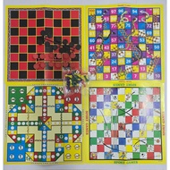 Jhee Compendium 4 In 1 Games / Play Chess / Draught Game / Ludo Chess / Classic Board Game