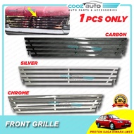 Proton Saga Iswara LMST Front Up Grille Grill Carbon Silver Chrome