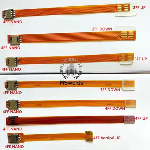 Nano 4FF Sim card Converter To Nano 4FF Micro 3FF Standard 2FF Sim Usim Card Vertical 4FF Adapter Co
