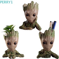 PERRY1 Groot Flower Pot Multifunctional High Quality For Gift Pen Pot Tree Man Groot Model Toys