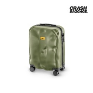 CRASH BAGGAGE กระเป๋าเดินทาง รุ่น ICON สีเขียวโอลีฟ ขนาด 21.1"