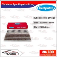 6mm Rubber String Worm Patch Tubeless Tire String Bestpatch 6mm