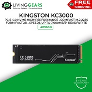 KINGSTON KC3000 PCIe 4.0 NVMe M.2 SSD 4TB/4096GB