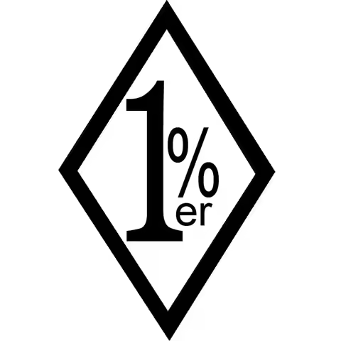 1%ER One Percent Outlaw Biker Funny Vinyl Decal Car Sticker Car-styling Accessories,15cm*9cm
