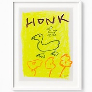 HONK 鵝插畫 動物森友會系列 A4印刷品 鵝圖卡 鵝藝術畫