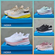 PUTIH Hoka CLIfTON 9-scuba Shoes/White premium IMPORT hoka running Shoes/jogging