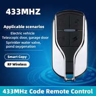 ✟❇ 433Mhz Garage Door Copy Remote Control Cloning Code 4 Keys RF Transmitter Wireless Controller 433.92mhz For Gate Duplicator